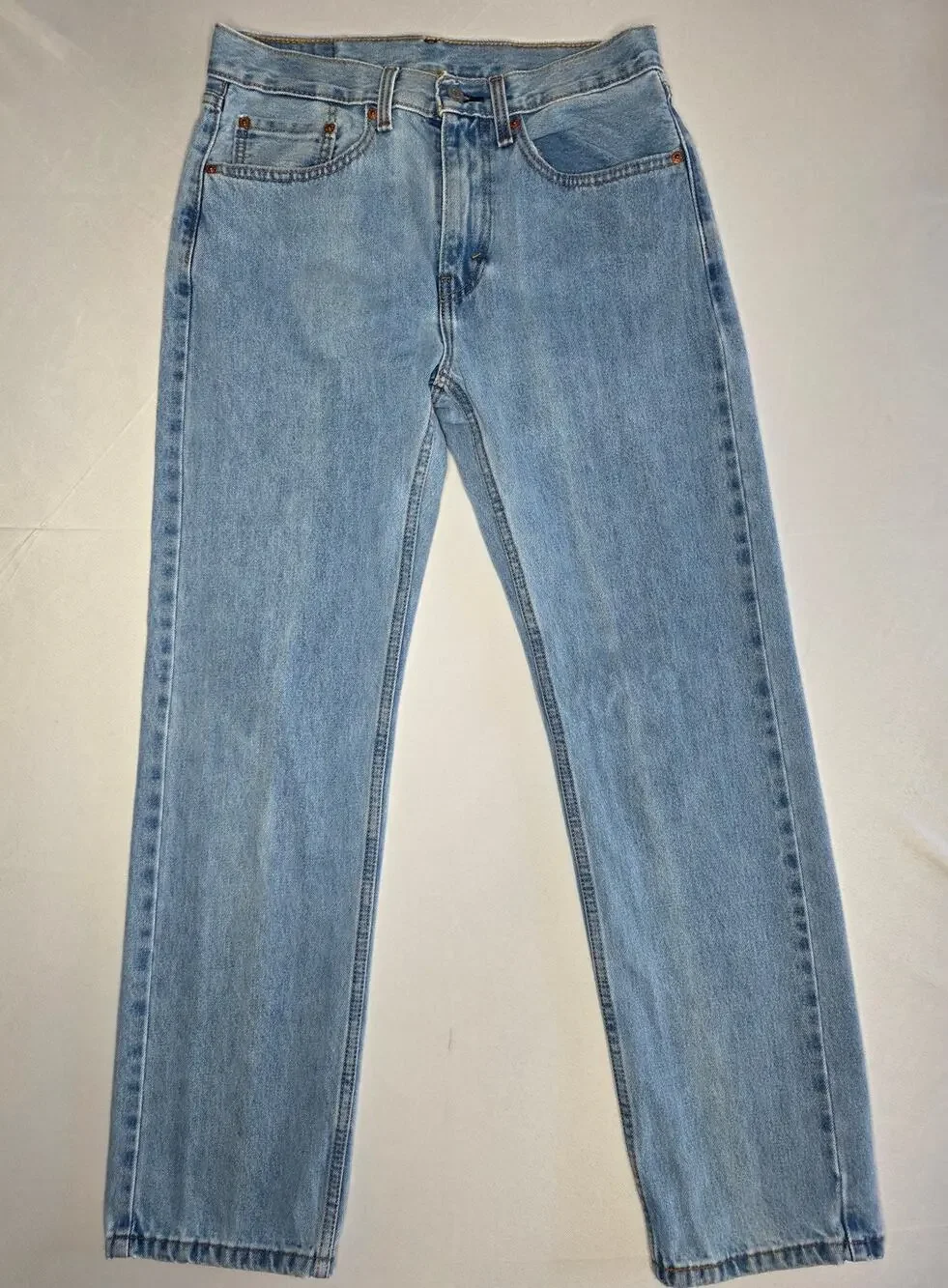 Levi's 505 light-wash straight-leg jeans Size 31